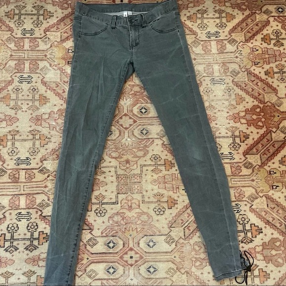 RVCA ankle tie skinny jeans - Picture 2 of 5